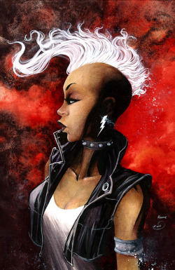 xxmsfrostxx:  Mohawk Storm by Mike Mckone. If only she looked