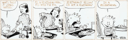 thebristolboard:  Original Calvin and Hobbes daily strip by Bill