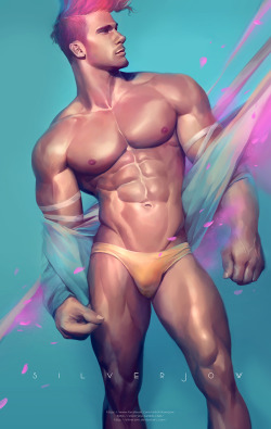 p2ndcumming:  silverjow:  I had so much fun painting this…