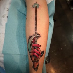 electrictattoos:  earthgrasper:  I had the pleasure of tattooing