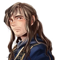 captainaddicted:  Kili the Dwarf,a fanart from a friend of someone