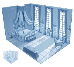 Cube View of Aurora’s Room at Versailles!! 