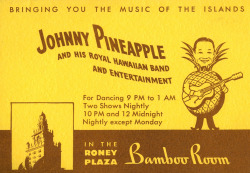 newhousebooks:  “Johnny Pineapple" Tourist brochure,