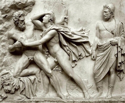 antonio-m:  ‘Neoptolemus Preventing Philoctetes from Killing