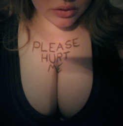 skinpoems:  humiliator  &ldquo;Please Hurt Me.&rdquo;