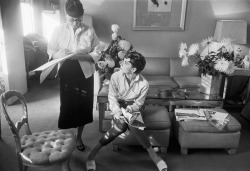 Edith Head and Audrey Hepburn