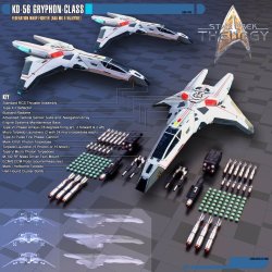 auctorlucan:  KD-56 Gryphon-class Federation Warp Fighter by