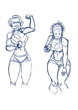 zackri:  Some self indulgent workout Erika selfies. All I can