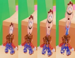 suppermariobroth:The first few frames of Mario’s animation