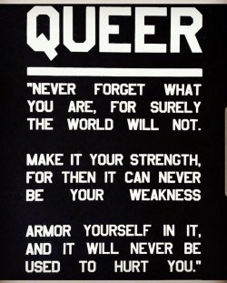 Queer as in fuck you. #homophobia #youcantshakeme  (at Antioch,