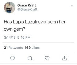 crewniverse-tweets:  Lapis will never see her back