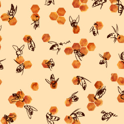 thomashendersonart:  Bees and Honey A while ago I released this