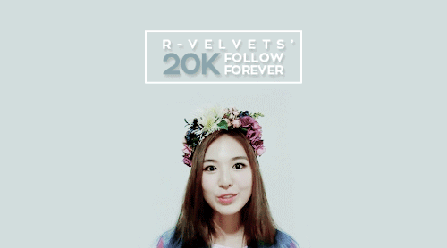 r-velvets:  whooo so i hit 20k a few weeks back so here’s a little appreciation post (i would say follow forever but that’s a lie oopsies) for all the wonderful blogs i’ve followed these past almost 3 years! thanks for making my dash such a fun