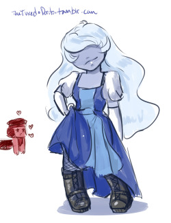 Anon mentioned an icy blue homoloaf secretly wearing combat boots