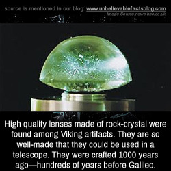 unbelievable-facts: High quality lenses made of rock-crystal