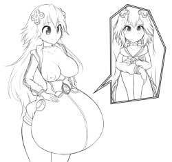 For this sketch it was requested I draw Adult Neptune with a