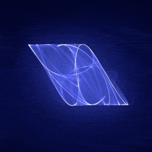bigblueboo:  parameter ghost // from the strange attractor forms