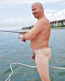 dadchaser63:  …fishing naked with your favorite Uncle on a