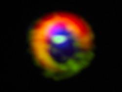 The first image of a new planet being formed with star dust.