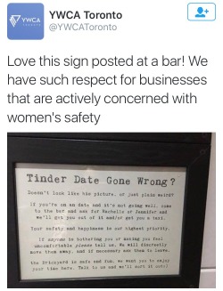sorayachemaly:  EVERY bar should do this 