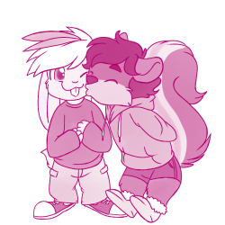 gravemasterkaz:ŭ sketch commission for @gentheskunkD’awww~!