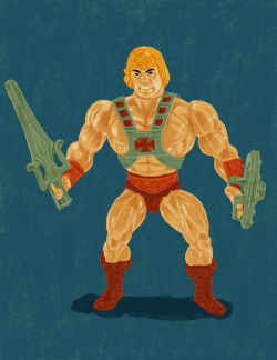 eatsleepdraw:  HE-MAN ACTION FIGURE  by Glen Lowry  Masters