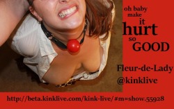 Streaming now! Come out and play! http://beta.kinklive.com/kink-live/#m=show.55928