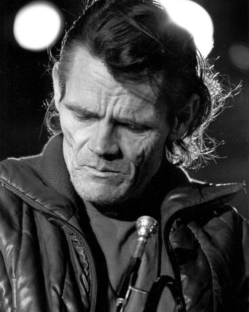 Chet Baker live in Paris La Défense june 17th 1983 Photo by