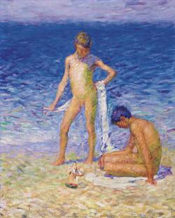 images27:  Boys on the Beach, Belle-ÎleJohn Peter Russell (Australian,