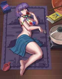 nsfwkevinsano:Maud pinup I did for an artbook a while back. <