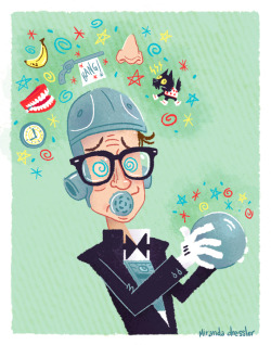 mirandadressler:  For Galley 1988’s Woody Allen tribute show