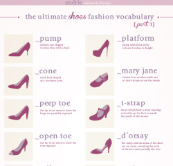truebluemeandyou:  DIY Know Your Shoes Guide from Enerie here. My