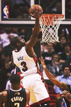 -heat:  21 points and 10 assists 