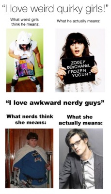 9gag:  The truth about “Weird, Quirky Girls” and “Awkward,