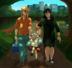 feli-art: Day 5 : Family it’s a day at the park, let’s hope