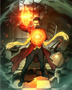 herochan:  Doctor Strange  Created by Gonzalo Ordóñez Arias