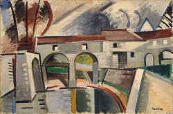 igormaglica:  Auguste Herbin (1882-1960), Mill on the Marn.