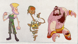 dromleyart:  Another small group of Street Fighter classics. 