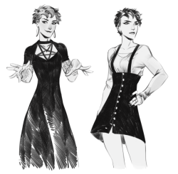 phobso: Demonslayer, Yana + wardrobe -top left dress from killstar