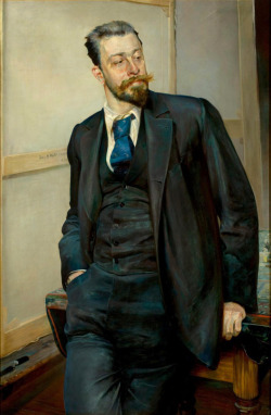 Michał Gorstkin-Wywiórski, portrait by Jacek Malczewski.