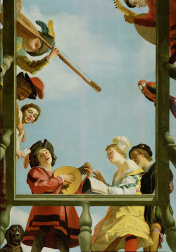 ollebosse:  Gerrit van Honthorst - Musical Group on a Balcony