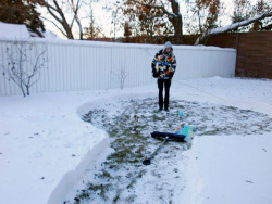  Daniel Gray and Kathleen Starrie - An igloo constructed out