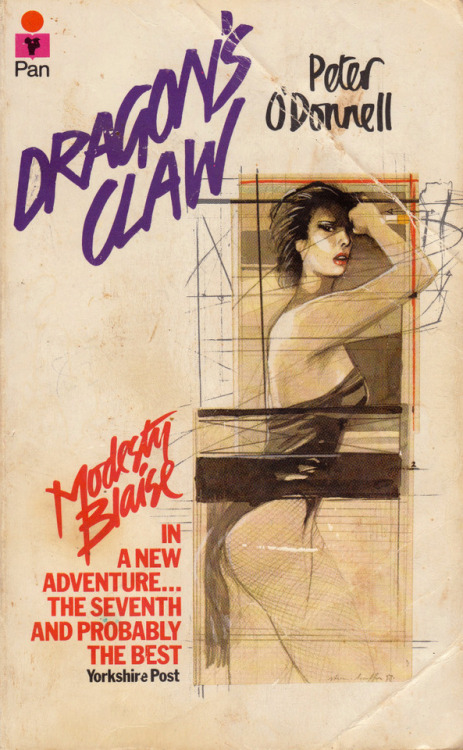 Dragon’s Claw, by Peter O’Donnell (Pan, 1979). From Ebay.