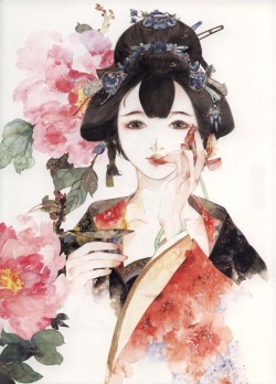 mingsonjia:《花·女词》 by 呀呀(Yaya) Flowers’ Symbolization