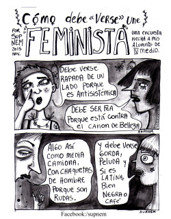 supnemcomix:  Un cómic que hice para una revista feminista que