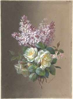 heaveninawildflower:  Roses and Lilacs (late 19th - early 20th
