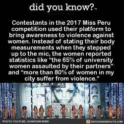 did-you-kno:  Contestants in the 2017 Miss Peru  competition