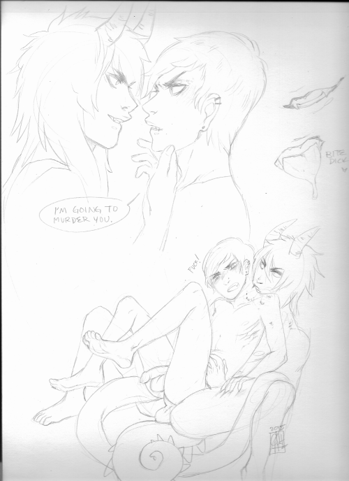 chazart:    Ali sketchbookAll characters ©  Ali and PajuxiI apologize for poor scans, the sketchbook is bigger than my scanner