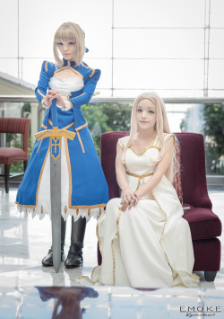 yuurisans:  Fate/ZeroIrisviel: Yuuri-C | Saber: Yuuri-K | Photograph: