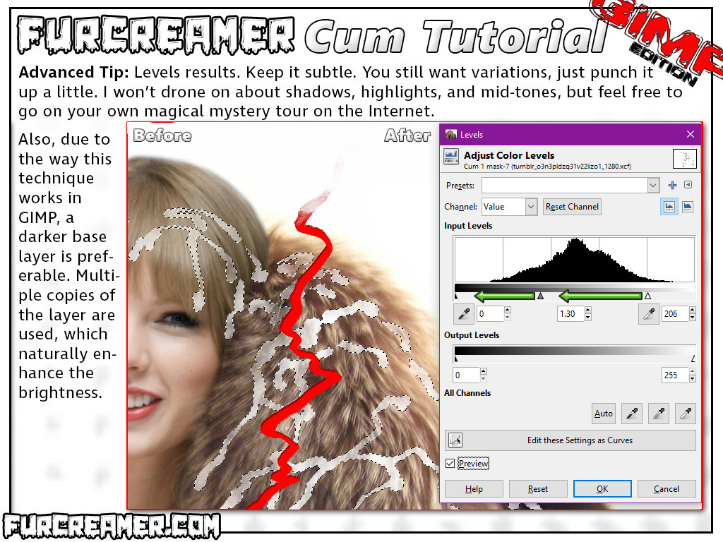 FurCreamer: GIMP Cum Tutorial